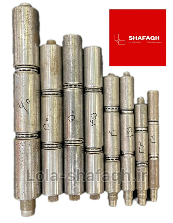 سایز های مختلف لولا بلبرینگی